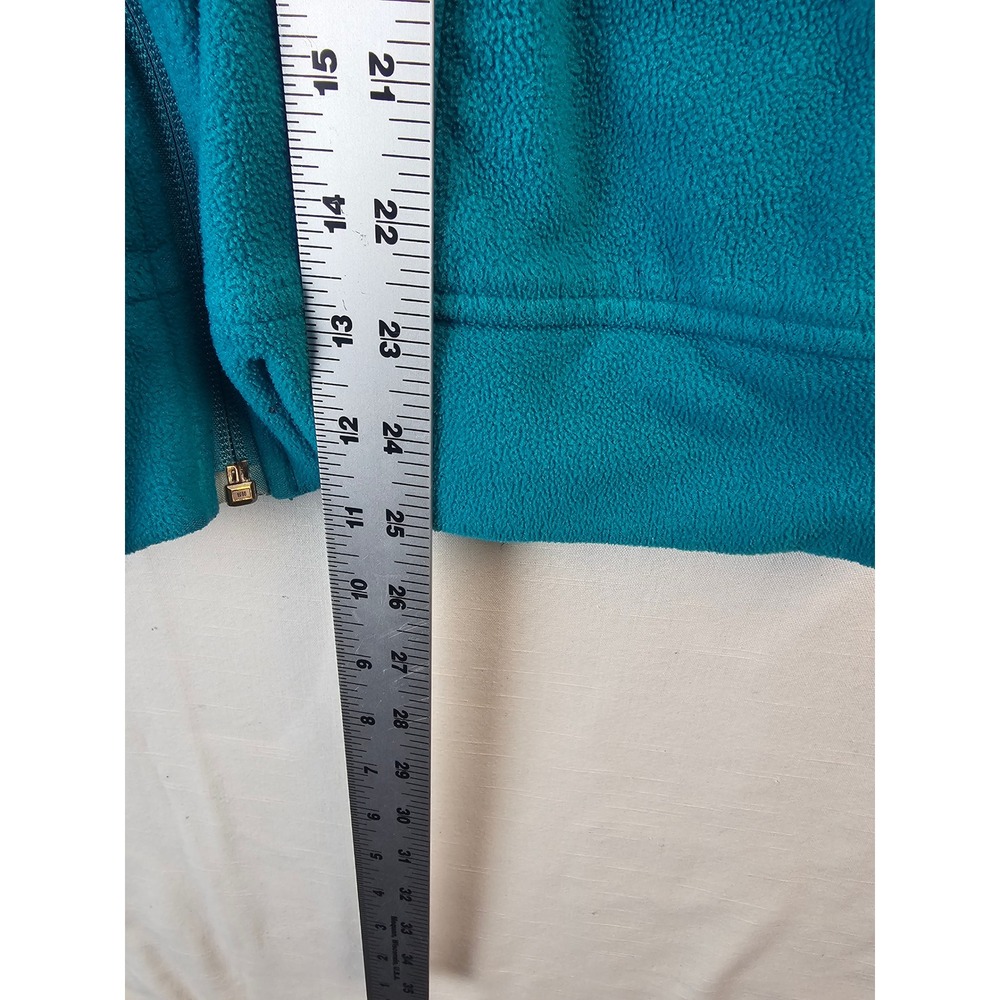 The North Face Womens TKA 100 Full Zip Fleece Jacket Teal Blue Medium - Picture 10 of 13